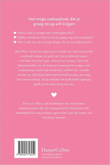 Elma van vliet vertel eens - mam, vertel eens - invuldagboek