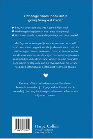 Elma van vliet vertel eens - pap, vertel eens - invuldagboek