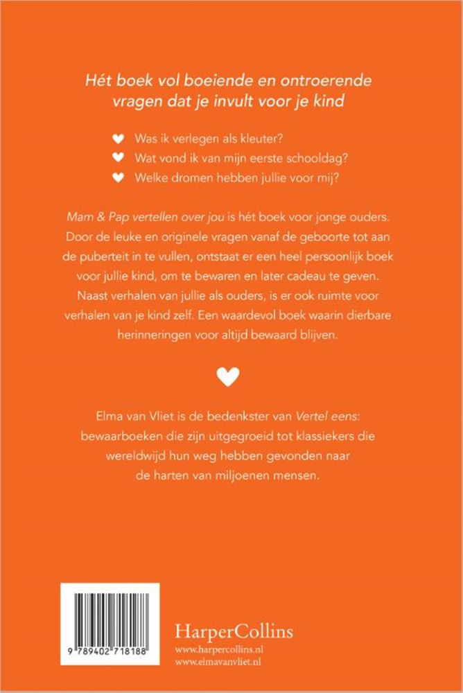 Chargez l'image dans la visionneuse de la galerie, Elma van vliet vertel eens - mam pap vertellen over jou
