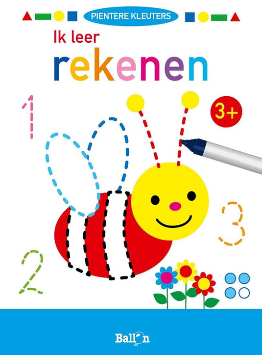 Ik leer rekenen (wipe and clean) 3+ | 3 stuks