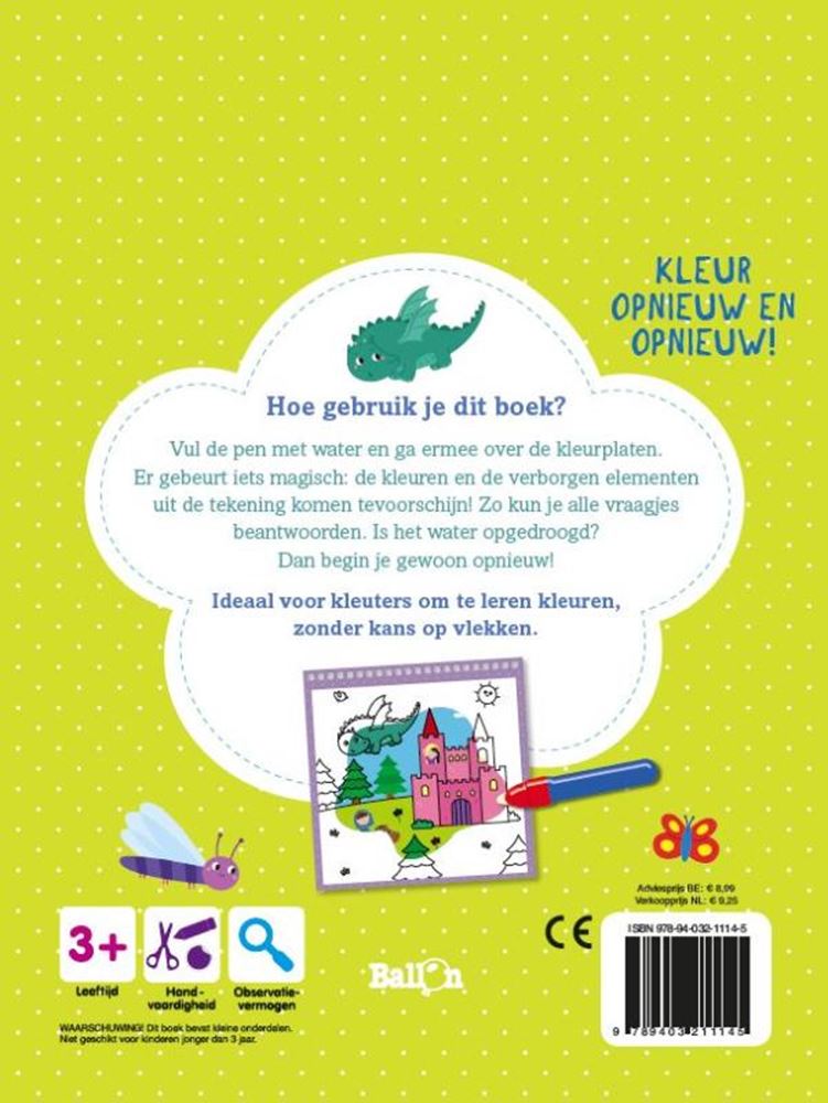 Afbeelding laden in galerijviewer, Merkloos sans marque kleuren met water: magische wereld. 4+
