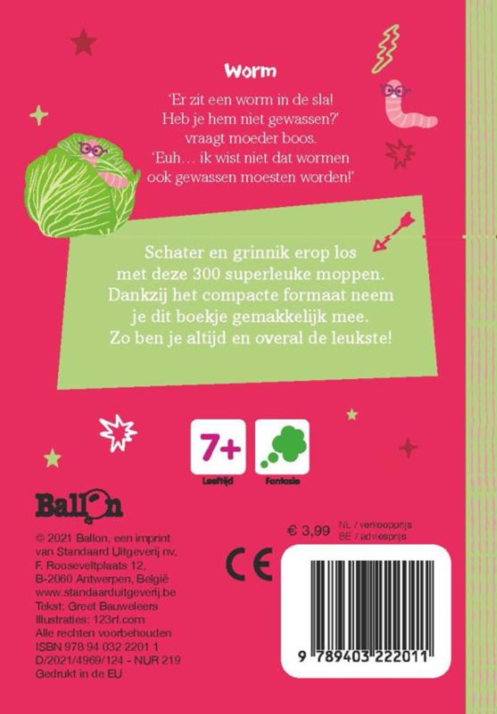 Chargez l'image dans la visionneuse de la galerie, Standaard uitgeverij 300 superleuke moppen voor kinderen. 7+
