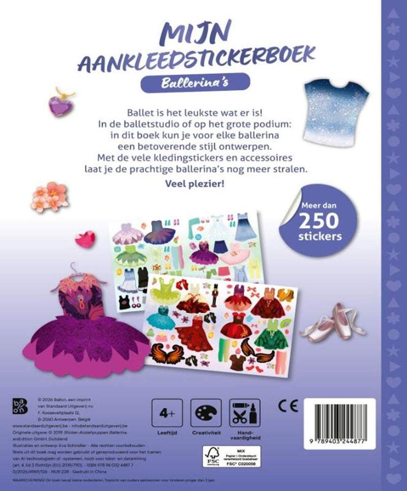 ギャラリービューアに画像をロードする, Mijn aankleedstickerboek: ballerina's 4+
