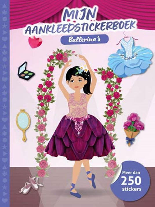 Mijn aankleedstickerboek: ballerina's 4+
