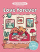 Cute cozy kleuren - love forever.