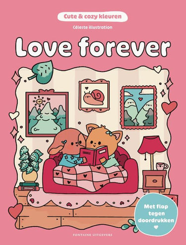 Cute cozy kleuren - love forever.