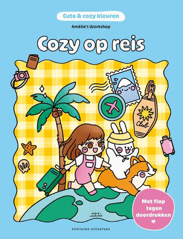 Cute cozy kleuren: cozy op reis 9+