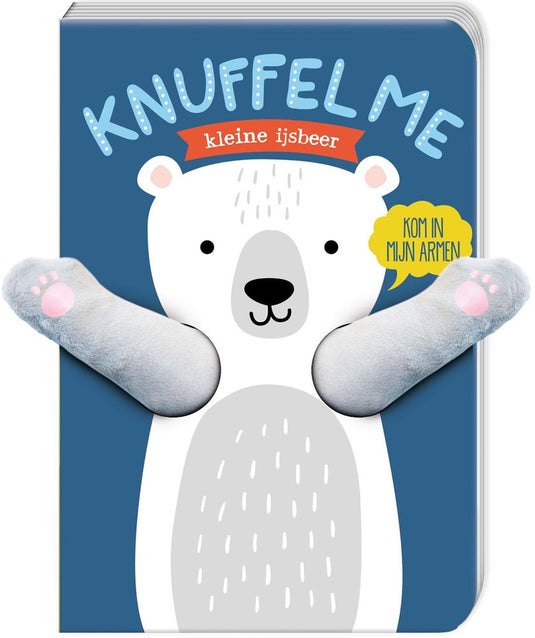 Leesvriendje sam knuffel me kleine ijsbeer. (karton)