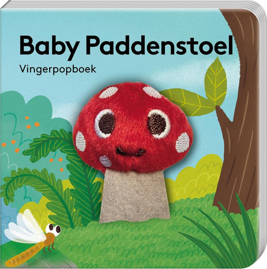 Vingerpopboekje: baby paddenstoel 2+