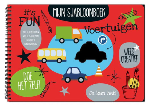 Mijn sjabloonboek - voertuigen. 4+