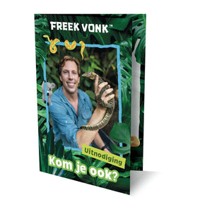 Freek vonk uitnodiging 1 (6 stuks)