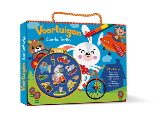 Doe-koffertje - voertuigen 3+