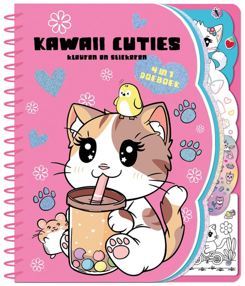 Afbeelding laden in galerijviewer, Imagebooks 4-in-1 doekboek - kawaii cuties
