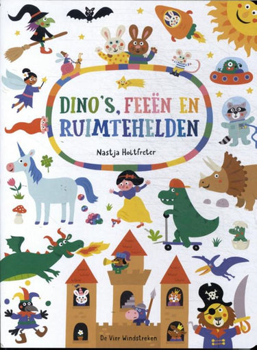 Karton: dino's, feeën en ruimtehelden 2+