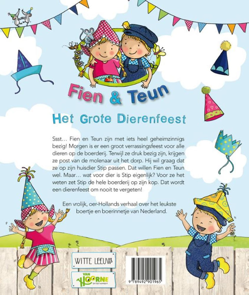 Afbeelding laden in galerijviewer, Wpg uitgevers fien teun, het grote dierenfeest. 3+
