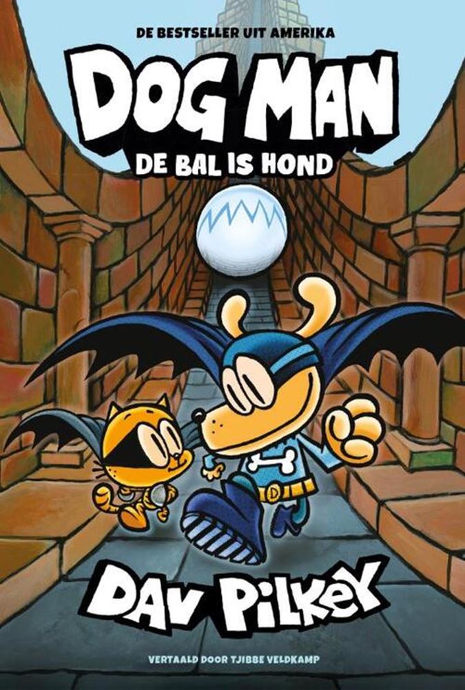 ギャラリービューアに画像をロードする, Centraal boekhuis dog man 7: de bal is hond. 7+
