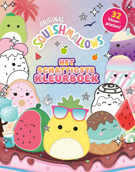 Het officiële squishmallows kleurboek 6+