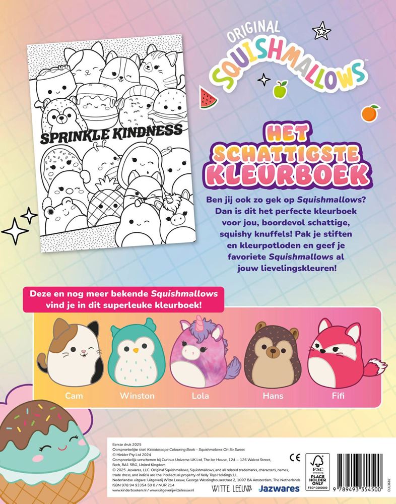 Afbeelding laden in galerijviewer, Het officiële squishmallows kleurboek 6+
