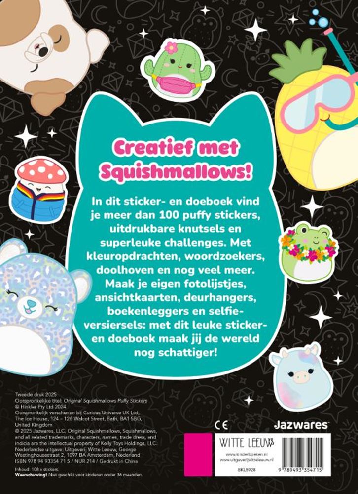 Afbeelding laden in galerijviewer, Original squishmallows sticker- en doebo

