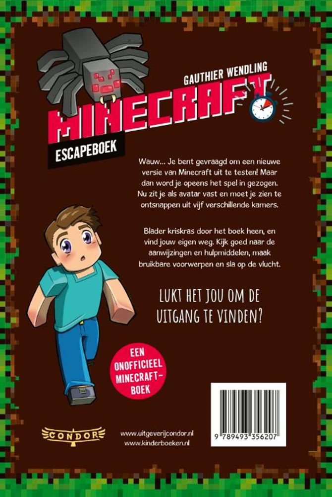 Afbeelding laden in galerijviewer, Minecraft escapeboek 9+
