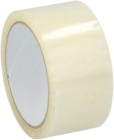 Kinzo verpakkingstape transparant – 6 rollen – 50 m x 48 mm – verpakking tape voor dozen en pakketten
