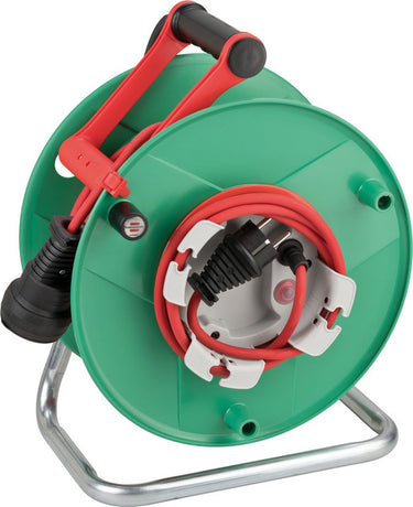 Brennenstuhl garant g bretec ip44 kabelhaspel (buiten kabelhaspel voor de tuin met 38+2m kabel in rood, speciale kunststof, korte termijn buitengebruik, made in germany)