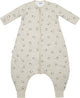 Meyco baby penguin baby winter slaapoverall jumper met vaste mouw - soft sand - 104cm - 2.5 tog
