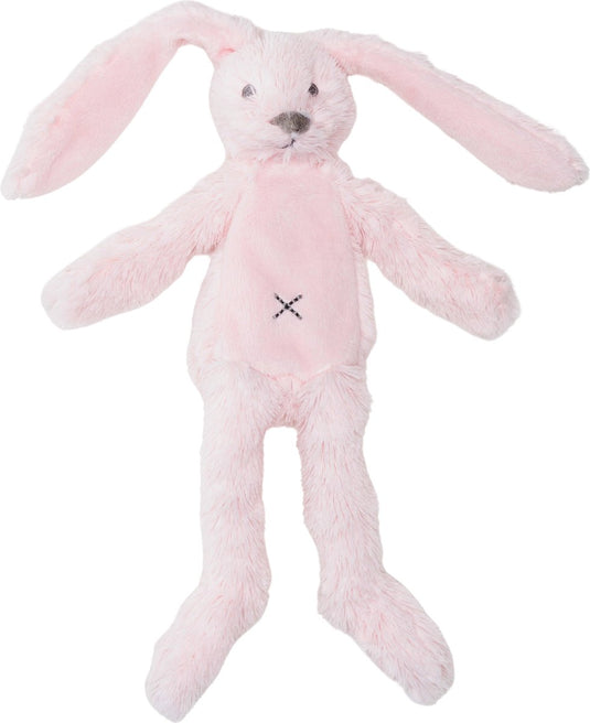 Happy horse konijn richie flatstyle knuffel 27 cm - roze - baby knuffel