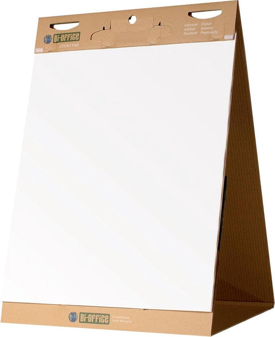 Bisilque bi-office tafel - flipover - flipchart earth-it - 20 vellen - zelfklevend papier - ingebouwde steun