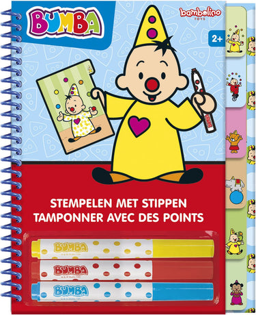 Bambolino bumba stempelen met stippen boek - educatief speelgoed peuter kleuter - vanaf 3 jaar - studio 100 - toys junior
