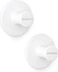 Brabantia renew handdoekhaakjes - 2 stuks - zonder boren - white
