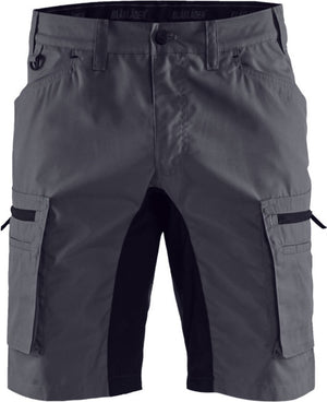 Blåkläder blaklader service short stretch 1449-1845 - medium grijs zwart - c56