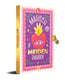 Merkloos sans marque meiden magisch dagboek - dagboek met slot - journal - meisje - cadeau - magie - geheimen - winterboek - creatief - doeboek - vakantieboek - quiz - invullen - doeboek - journaling - kind - kinderen - cadeau meisje