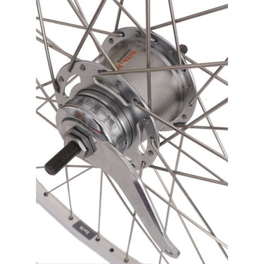 Shimano achterwiel 28 622 x 19c ryde zac19 velg met nexus 7 remnaaf - zilver
