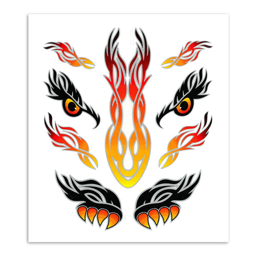 Stickerset tribal ogen eyes tribal sticker