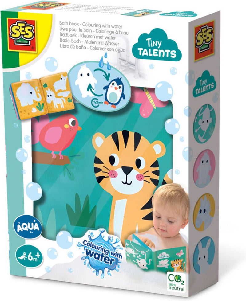 Afbeelding laden in galerijviewer, Ses creative ses tiny talents badboek - kleuren met water
