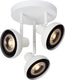 Lucide sensas - plafondspot (plafondlamp) - ø 25,8 cm - 3xgu10 (es111) - wit