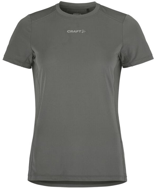 Craft adv essence ss tee 2 w dames sportshirt - granite
