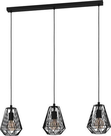Eglo stype hanglamp - e27 - 96 cm - zwart