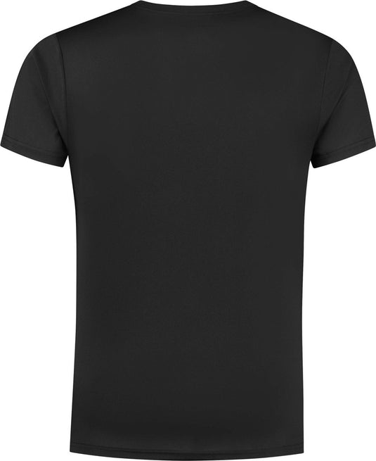 Rogelli promo hardloopshirt heren - korte mouwen - zwart - 128 140