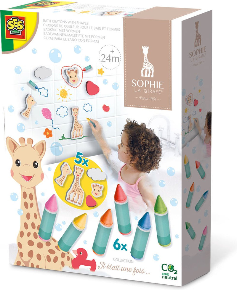 Afbeelding laden in galerijviewer, Ses creative ses sophie la girafe badkrijt met vormen
