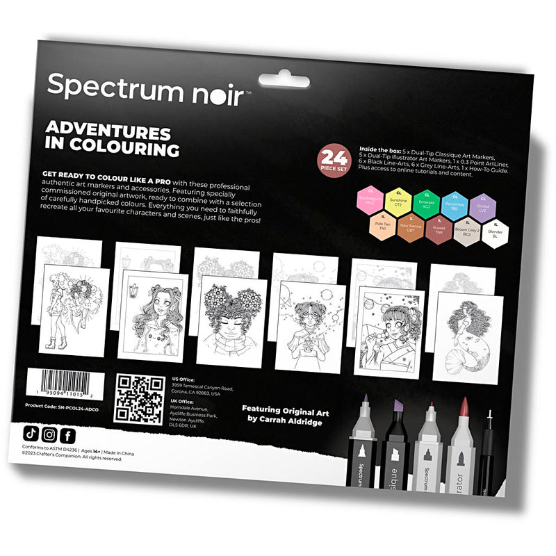 Afbeelding laden in galerijviewer, Https: www.cchobby.nl hobbyset-illustratie-avontuurlijk-kleuren-diverse-kleuren-1-doos
