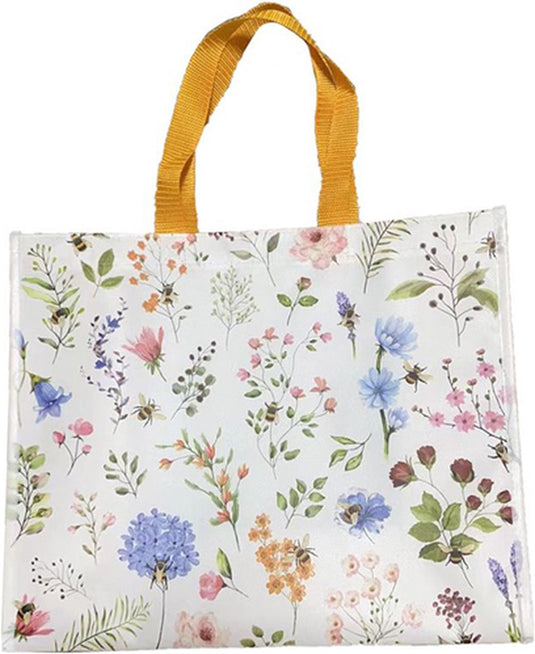 Puckator boodschappentas the nectar meadows bij duurzame shopper tas - 40x17x33cm