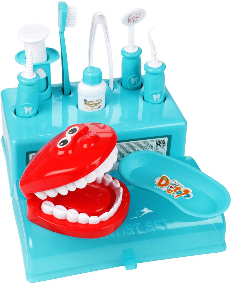 Afbeelding laden in galerijviewer, Toi-toys tandartskoffer met accessoires, 10dlg.
