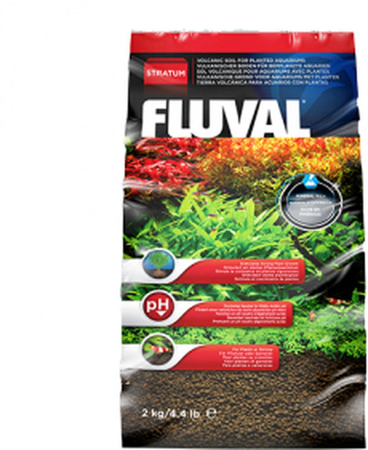 Fluval stratum 2kg aquariumsubstraat veelkleurig
