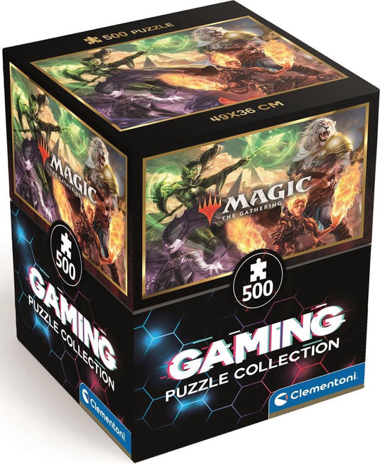 Clementoni - puzzel - 500 stukjes - magic: the gathering - cube - puzzel voor volwassenen