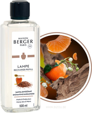 Lampe berger navulling - sandalwood - oriental - santal envoûtant