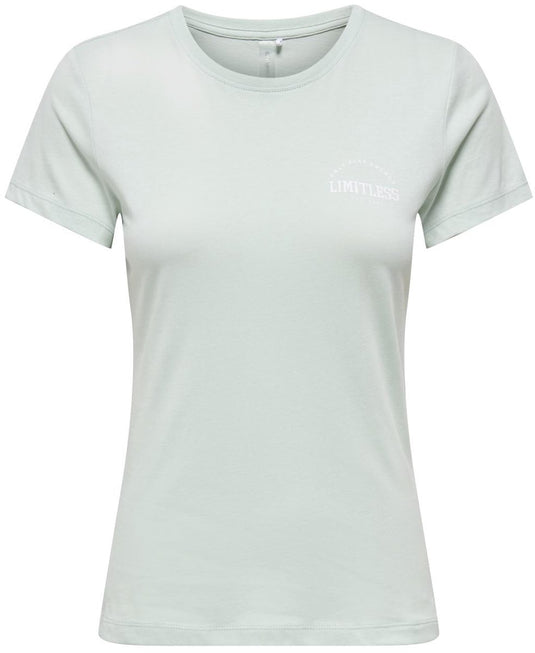 Only play cava life dames fitness t-shirt 15370927-surf - kleur groen - maat xs