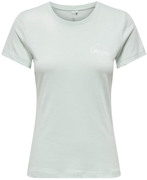 Only play cava life dames fitness t-shirt 15370927-surf - kleur groen - maat xs