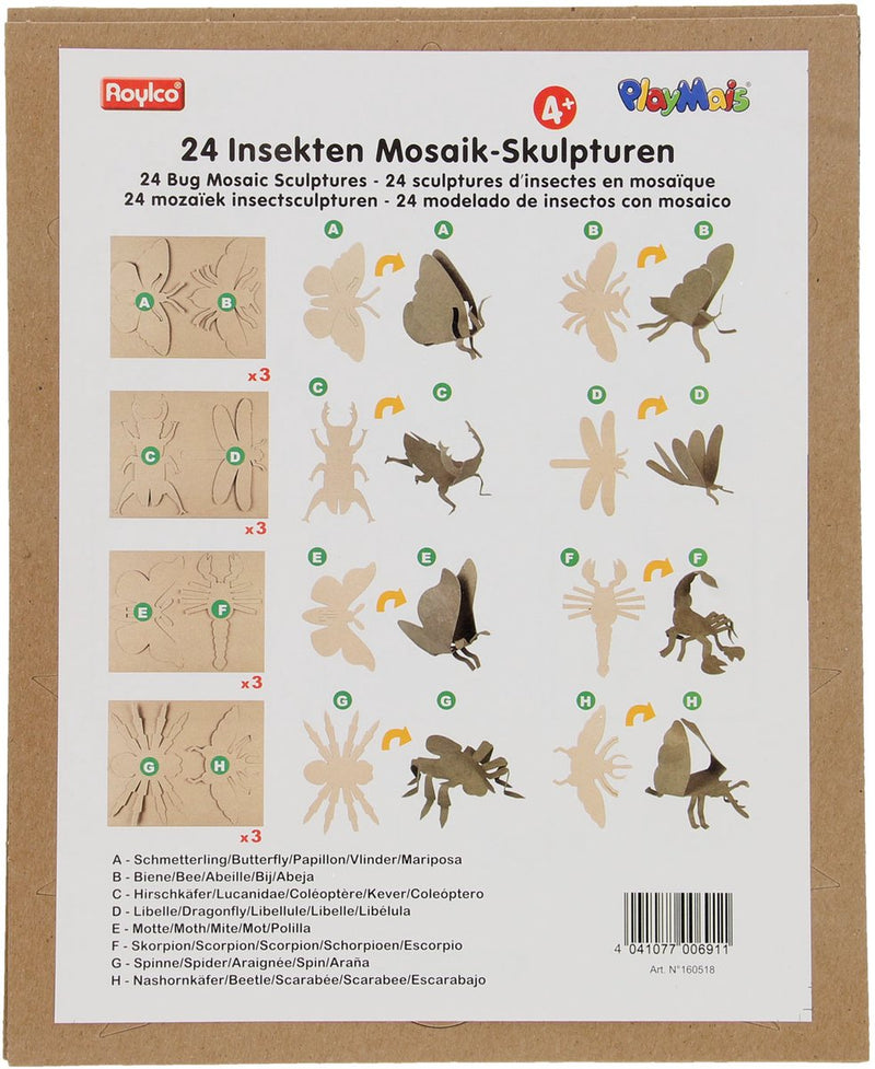 Afbeelding laden in galerijviewer, Playmais mosaic 3d insecten versieren, 24st.
